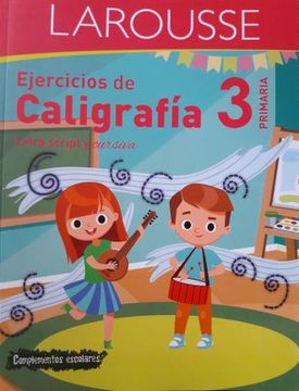 portada Ejercicios de Caligrafia. Letra Script y Cursiva. Primaria 3 (in Spanish)