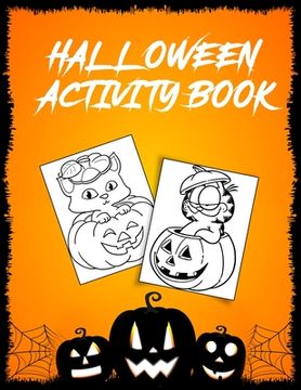 portada Halloween Activity Book: Best Collection of Fun and Easy Happy Halloween Coloring book for every girls (en Inglés)
