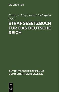 portada Strafgesetzbuch für das Deutsche Reich (en Alemán)