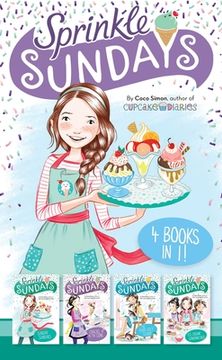 portada Sprinkle Sundays 4 Books in 1! Sunday Sundaes; Cracks in the Cone; The Purr-Fect Scoop; Ice Cream Sandwiched (en Inglés)