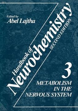 portada Metabolism in the Nervous System (in English)