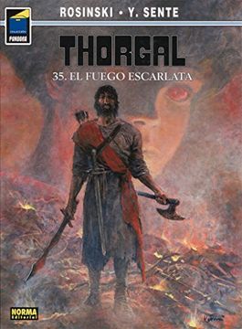 portada Thorgal 35 el Fuego Escarlata (Rustica) (in Spanish)