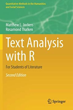 portada Text Analysis With r: For Students of Literature (Quantitative Methods in the Humanities and Social Sciences) 