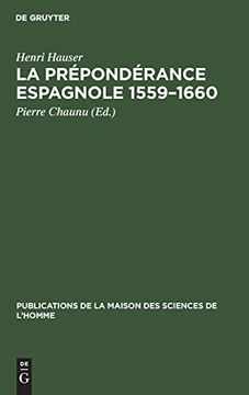 portada La Prépondérance Espagnole 15591660 (en Francés)
