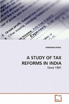 portada a study of tax reforms in india (en Inglés)