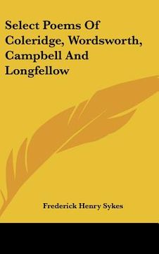portada select poems of coleridge, wordsworth, campbell and longfellow