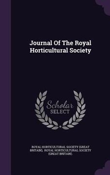 portada Journal Of The Royal Horticultural Society