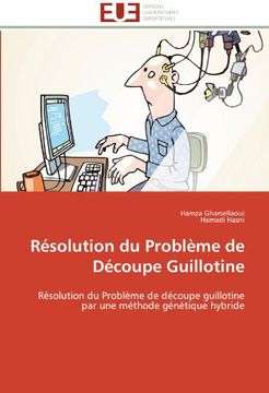 portada Resolution Du Probleme de Decoupe Guillotine