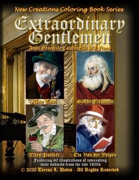 portada New Creations Coloring Book Series: Extraordinary Gentlemen (in English)