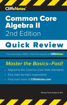portada CliffsNotes Common Core Algebra II: Quick Review (en Inglés)