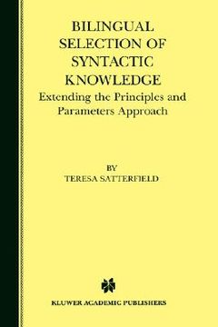 portada bilingual selection of syntactic knowledge (in English)