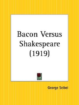 portada bacon versus shakespeare (en Inglés)