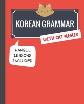 portada Korean Grammar With cat Memes: Korean Language Book for Beginners 