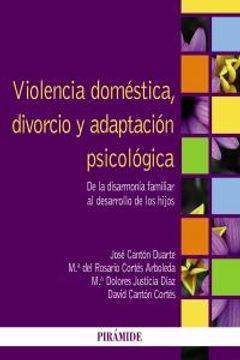 portada Violencia Domestica, Divorcio Y Adaptacion Psicologica