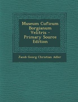portada Museum Cuficum Borgianum Velitris (en Latin)