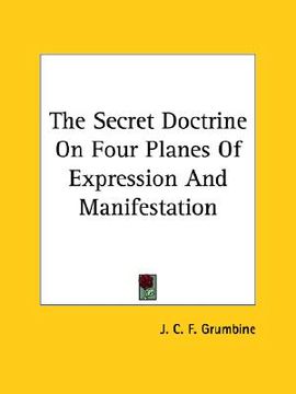 portada the secret doctrine on four planes of expression and manifestation