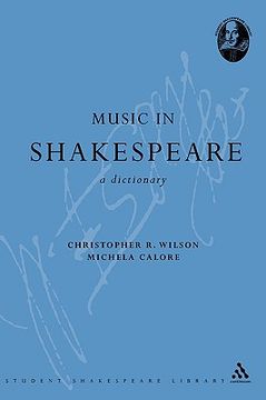 portada music in shakespeare: a dictionary (en Inglés)
