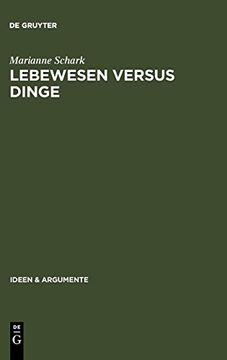 portada Lebewesen Versus Dinge: Eine Metaphysische Studie (in German)