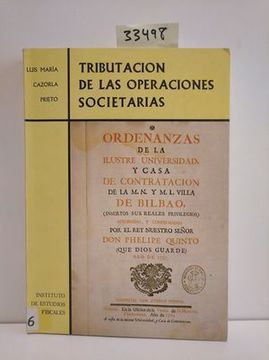 Libro Tributación De Las Operaciones Societarias (Aspectos Sustantivos ...