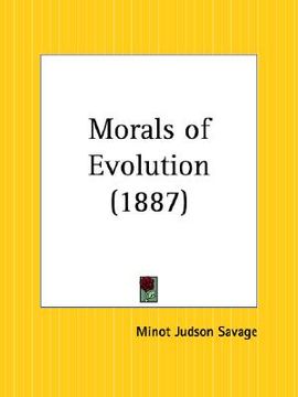 portada morals of evolution (en Inglés)