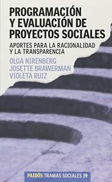 portada Programacion y Evaluacion de Proyectos Sociales (Aportes Para la Racionalidad y la Transparencia) (in Spanish)