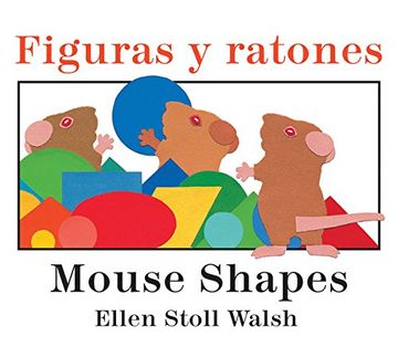 portada Figuras y ratones / Mouse Shapes bilingual board book (Spanish and English Edition) (in Spanish)