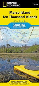 portada Marco Island, ten Thousand Islands map (National Geographic Trails Illustrated Map, 402) (en Inglés)