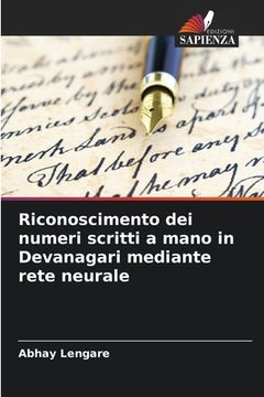 portada Riconoscimento dei numeri scritti a mano in Devanagari mediante rete neurale (en Italiano)