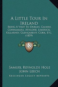 portada a little tour in ireland: being a visit to dublin, galway, connamara, athlone, limerick, killarney, glengarriff, cork, etc. (1859) (en Inglés)