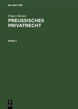 portada Preuã â Isches Privatrecht Preuã â Isches Privatrecht (German Edition) [Hardcover ] (in German)