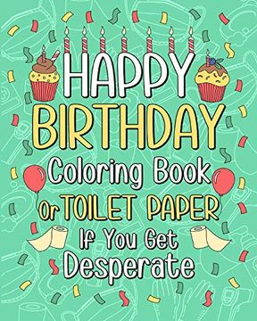 portada Happy Birthday Coloring Book (en Inglés)