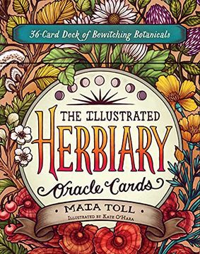 portada Illustrated Herbiary Oracle Cards: 36-Card Deck of Bewitching Botanicals (Wild Wisdom) (in English)