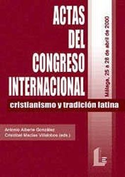 portada actas del congreso internacional cristianismo y tradición latina