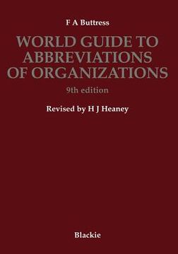 portada World Guide to Abbreviations of Organizations (en Inglés)