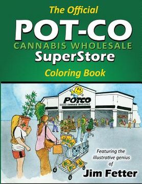 portada Cannabis Coloring Book: Pot-Co Cannabis Coloring Book (en Inglés)