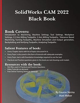 portada Solidworks cam 2022 Black Book (en Inglés)