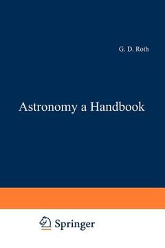 portada astronomy: a handbook (en Inglés)