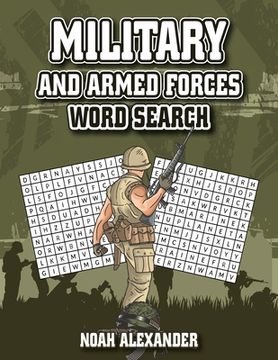 portada Military and Armed Forces Word Search: 8.5x11 Large Print (in English)