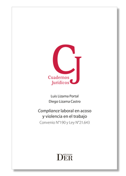 portada Compliance laboral en acoso y violencia en el trabajo. Convenio N°190 y Ley N°21.643 (in Spanish)