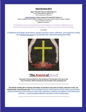 portada The Arsenal of Grace: confidence out of suffering (en Inglés)