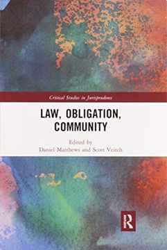 portada Law, Obligation, Community (Critical Studies in Jurisprudence) (in English)