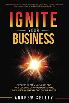 portada Ignite Your Business: Secrets From a 10-Figure Ceo: How Leaders of Underperforming Businesses can Explode Their Profits (en Inglés)