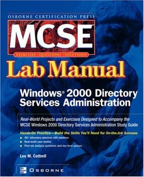 portada Mcse Windows(R) 2000 Directory Services Administration lab Manual (in English)