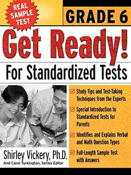 portada Get Ready! For Standardized Tests: Grade 6 (en Inglés)