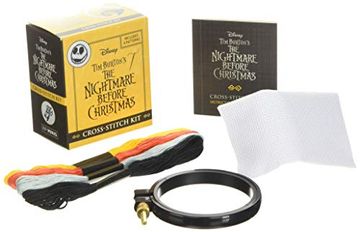 portada Tim Burton'S the Nightmare Before Christmas Cross-Stitch kit (rp Minis) (en Inglés)