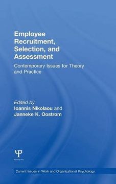 portada Employee Recruitment, Selection, and Assessment: Contemporary Issues for Theory and Practice (Current Issues in Work and Organizational Psychology)