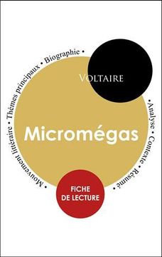 portada Fiche de Lecture Micromégas (Étude Intégrale) (Paideia Éducation) (in French)