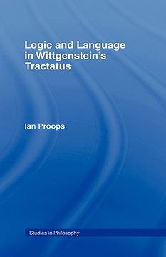 portada logic and language in wittgenstein's tractatus (en Inglés)