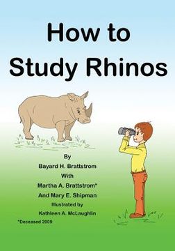 portada How to Study Rhinos (en Inglés)