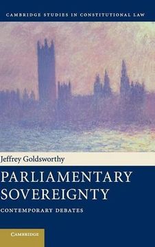 portada Parliamentary Sovereignty Hardback (Cambridge Studies in Constitutional Law) (en Inglés)